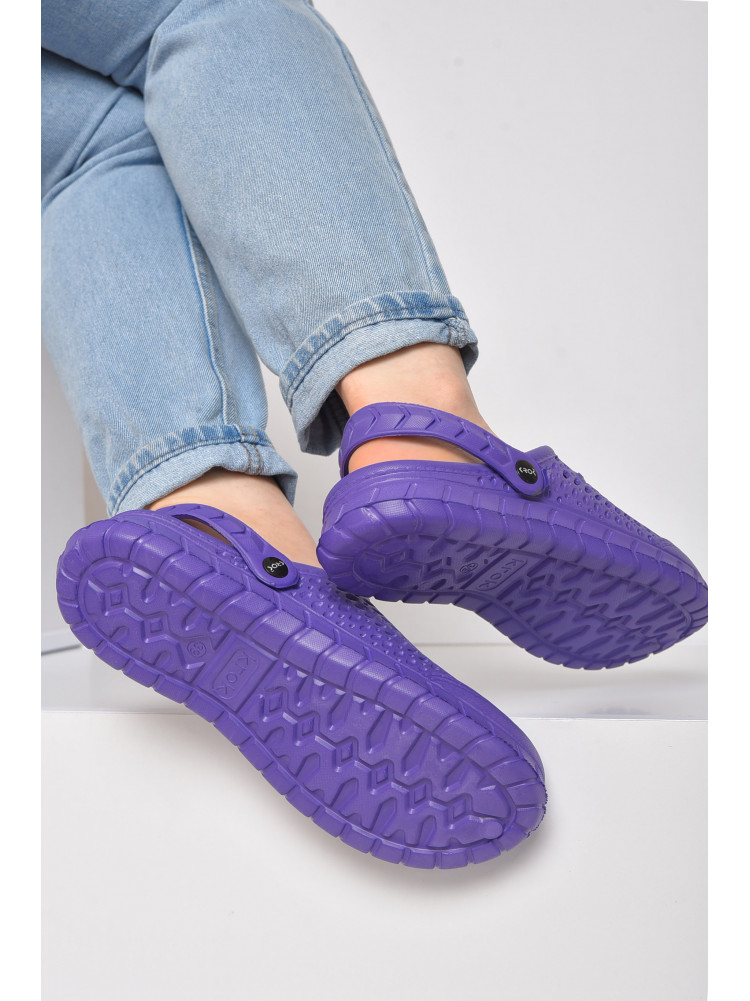 Кроксы женские фиолетового цвета с62 156868C