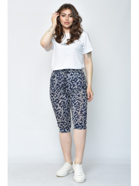 Бриджи женские темно-синего цвета А-5XL 157024C