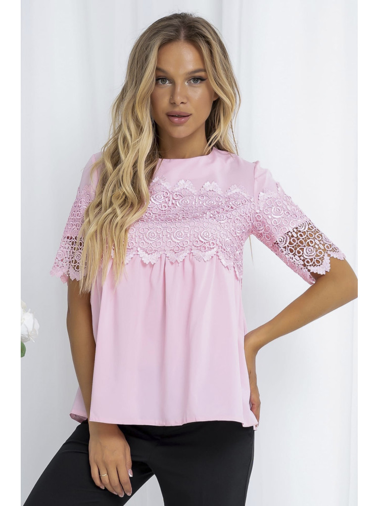 Блуза женская розового цвета 157077C