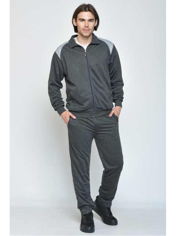 Спортивный костюм мужской темно-серого цвета 938 157096C