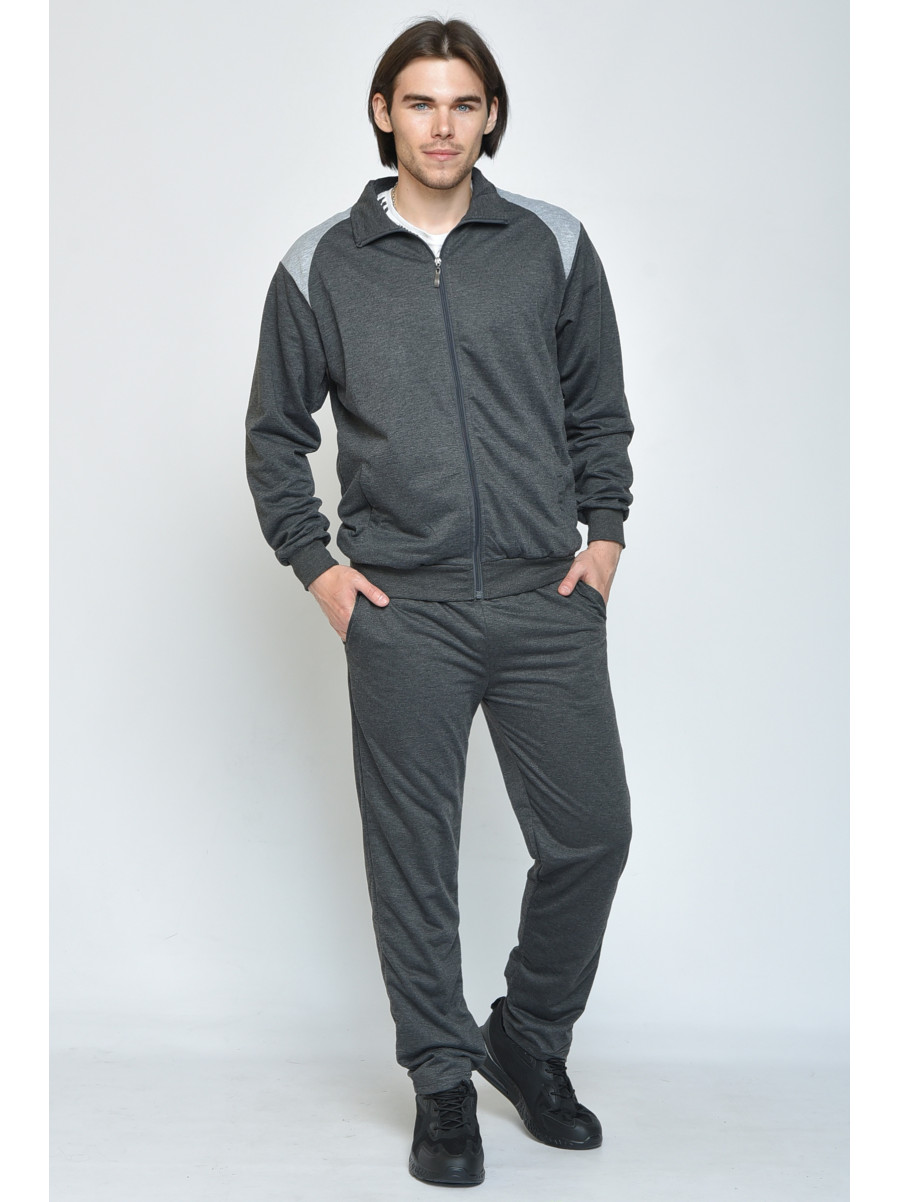 Спортивный костюм мужской темно-серого цвета 938 157096C