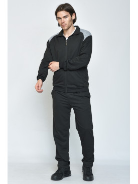 Спортивный костюм мужской черного цвета 938 157100C