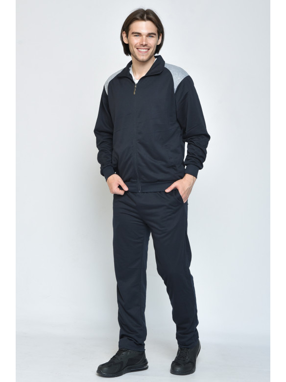 Спортивний костюм чоловічий темно-синього кольору 938 157101C
