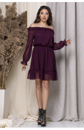 Платье женское бордового цвета 157267C