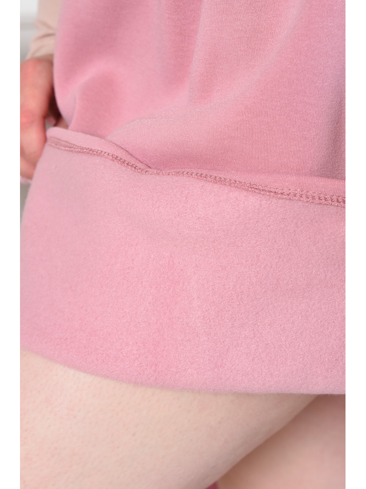 Жіноча спідниця на флісі рожевого кольору 157599C