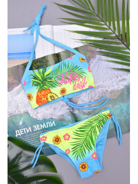 Купальник дитячий блакитного кольору 69602 158042C Купальник дитячий блакитного кольору 69602 158042C