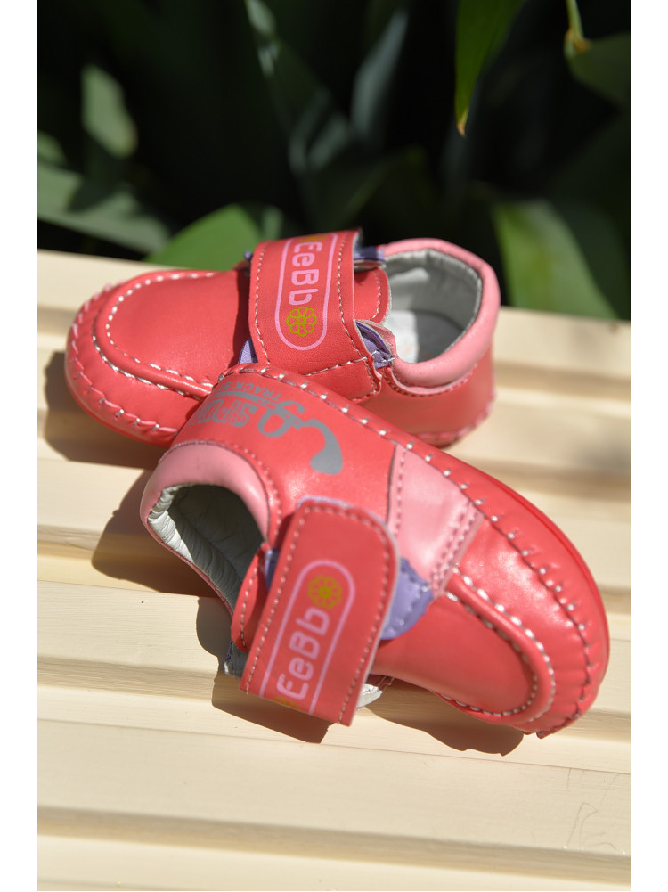Пінетки дитячі для дівчинки темно-рожевого кольору 11 158253C