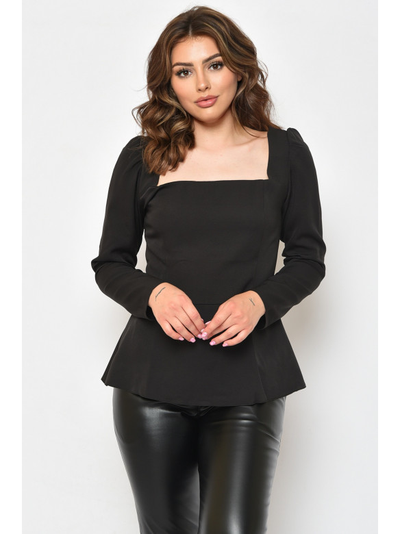 Блуза женская черного цвета размер 46 158544C
