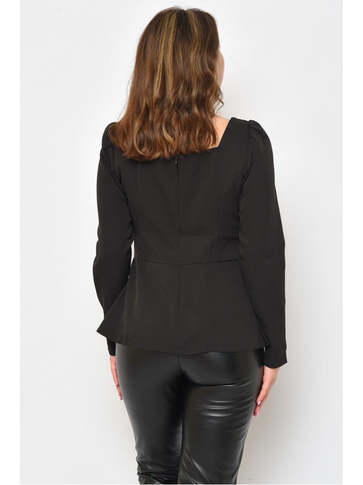 Блуза жіноча чорного кольору розмір 46 158544C