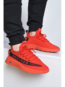 Кросівки чоловічі червоного кольору текстиль 289012-19 158612C Кросівки чоловічі червоного кольору текстиль 289012-19 158612C