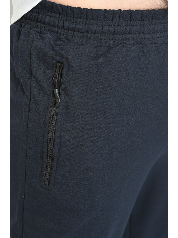 Спортивные штаны мужские темно-синего цвета 01 158669C