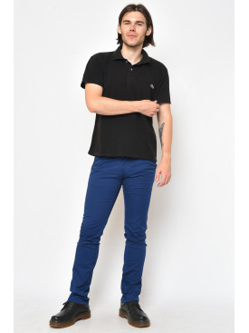 Штани чоловічі синього кольору Уцінка 158699C Штани чоловічі синього кольору Уцінка 158699C