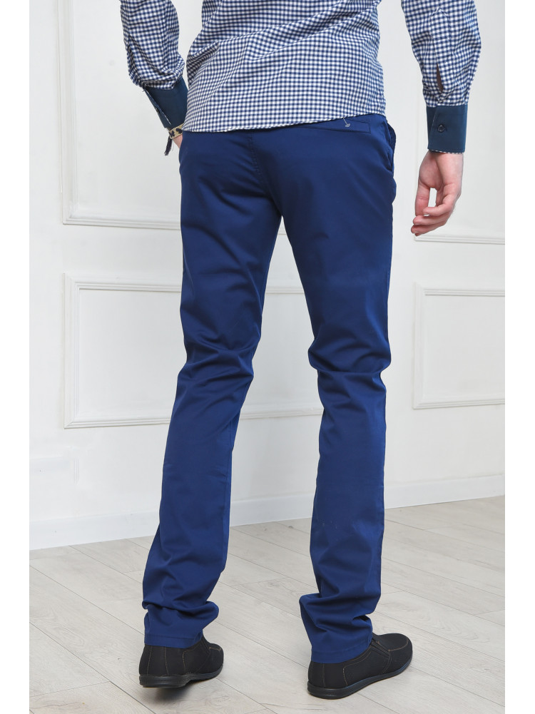 Штани чоловічі синього кольору Уцінка 158803C