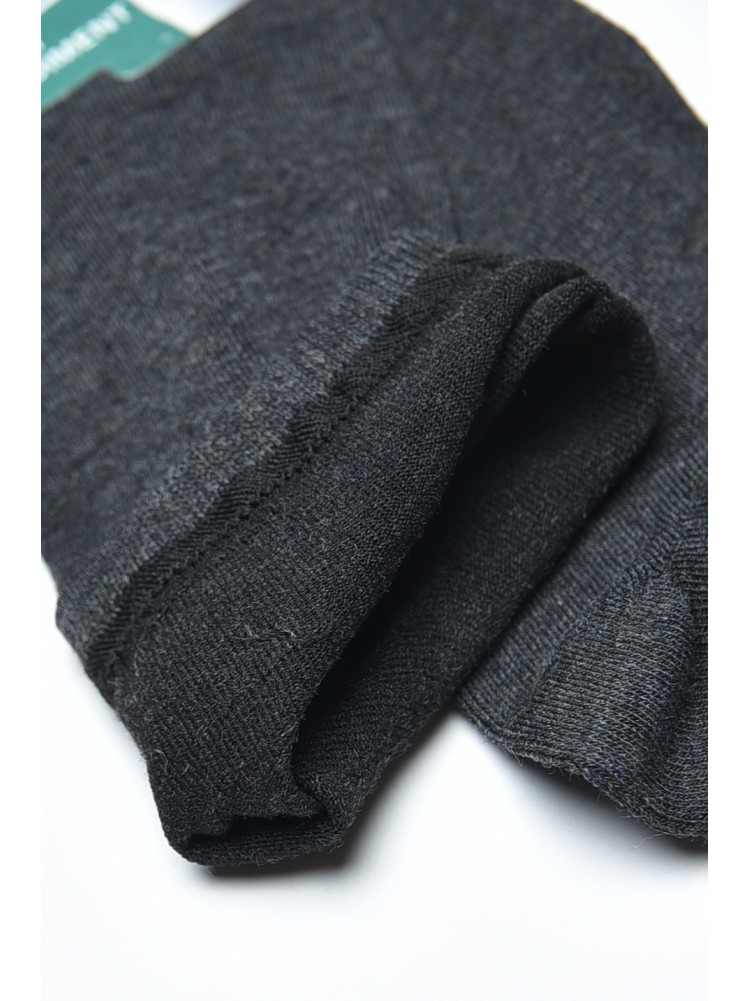 Шкарпетки чоловічі короткі темно-сірого кольору розмір 41-47 22-02 158953C