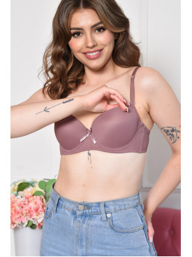 Бюстгальтер женский темно-розового цвета чашка В 5857 158990C Бюстгальтер женский темно-розового цвета чашка В 5857 158990C