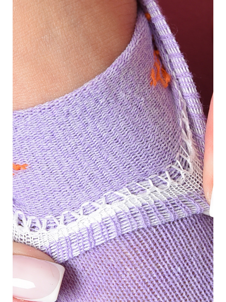 Носки женские короткие сиреневого цвета размер 36-41 159140C