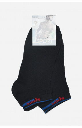 Шкарпетки чоловічі короткі чорного кольору розмір 40-45 159164C