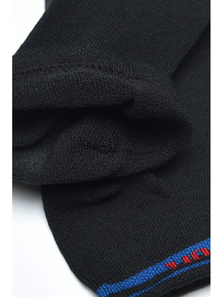 Шкарпетки чоловічі короткі чорного кольору розмір 40-45 159164C