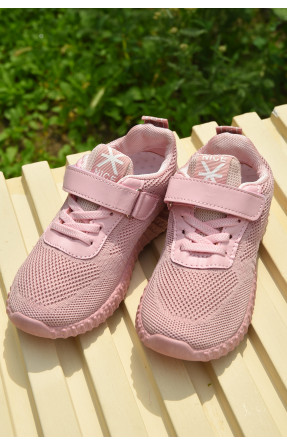 Кросівки дитячі для дівчинки рожевого кольору 264-4б 159444C