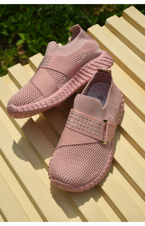 Кросівки дитячі для дівчинки рожевого кольору 261-4б 159467C