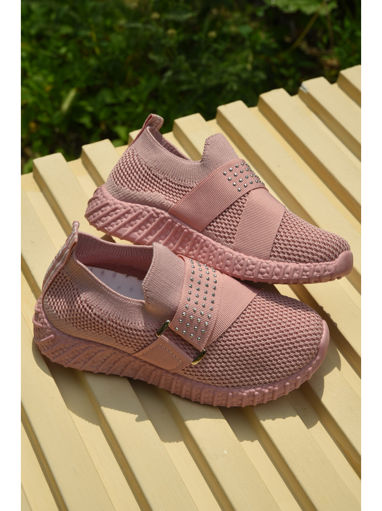Кросівки дитячі для дівчинки рожевого кольору 261-4б 159467C