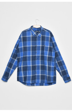 Рубашка мужская синего цвета 159875C