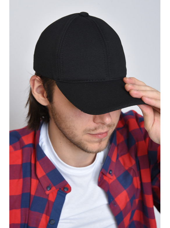 Кепка мужская черного цвета 159882C