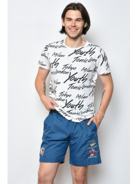 Шорты мужские синего цвета А-03 159922C Шорты мужские синего цвета А-03 159922C