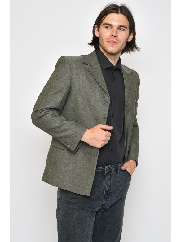 Пиджак мужской светло-серого цвета размер 44 160177C