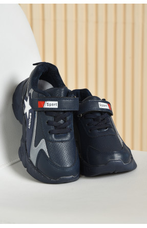 Кросівки дитячі для хлопчика темно-синього кольору В-3038-2 160219C