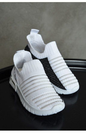 Кросівки дитячі для дівчинки білого кольору 3751-7 160355C