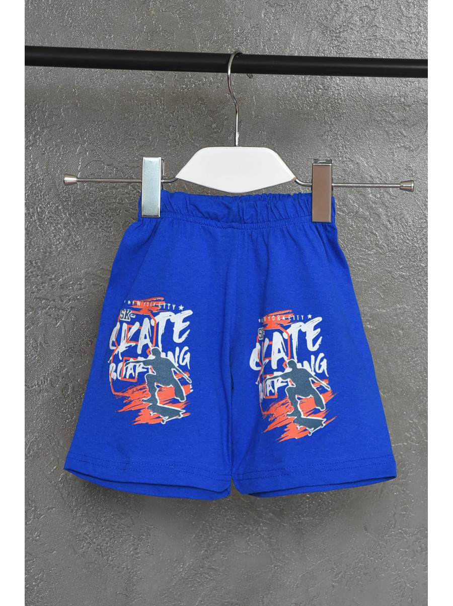 Шорти дитячі для хлопчика синього кольору 160449C