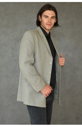 Пиджак мужской светло-серого цвета 160505C