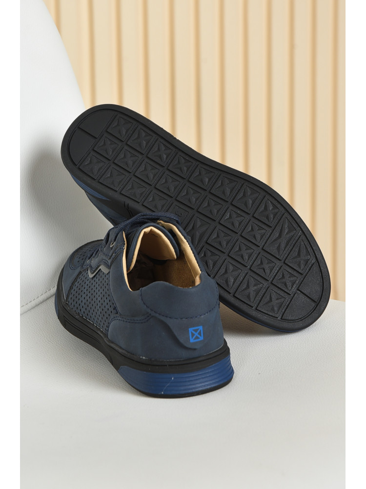 Туфли детские мальчик темно-синего цвета 310-2 160736C