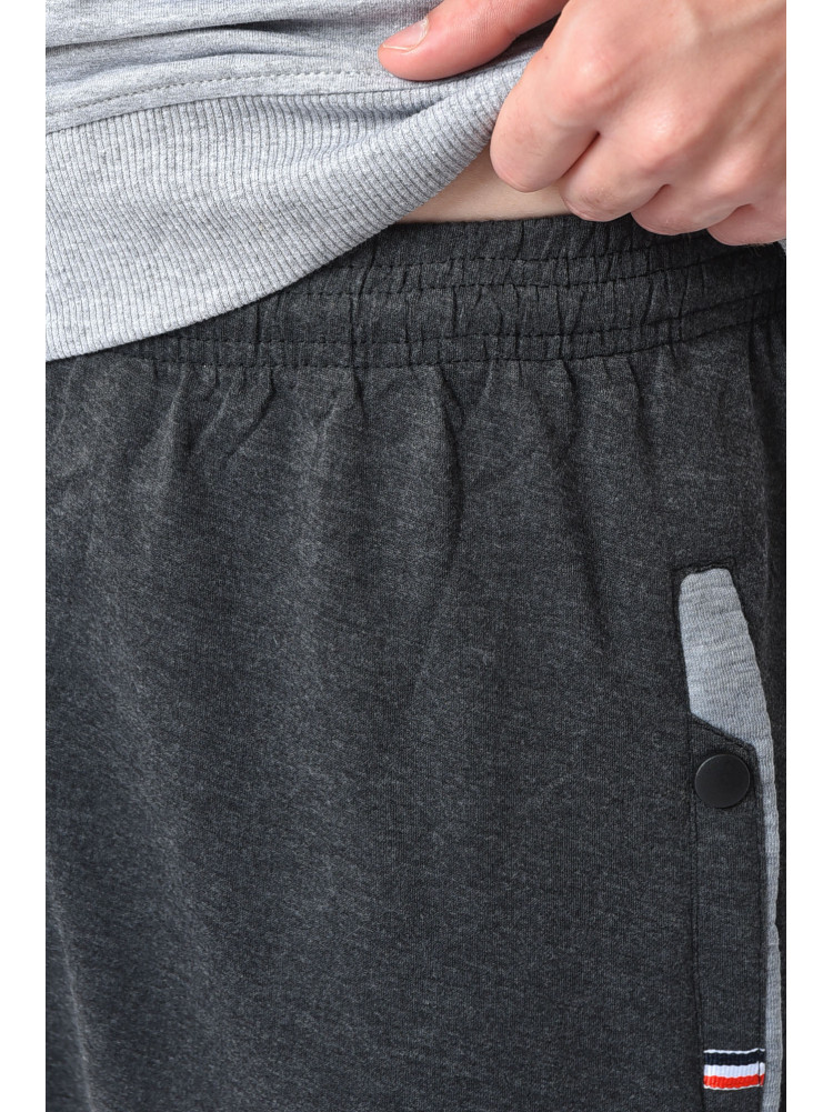 Спортивные штаны мужские темно-серого цвета 116В 160890C