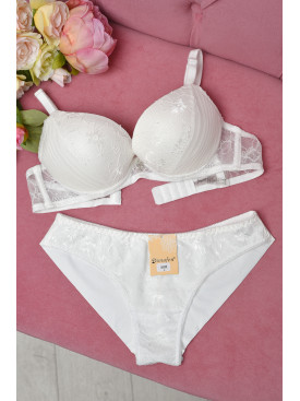 Комплект жіночий білого кольору чашка С 6830 161092C Комплект жіночий білого кольору чашка С 6830 161092C