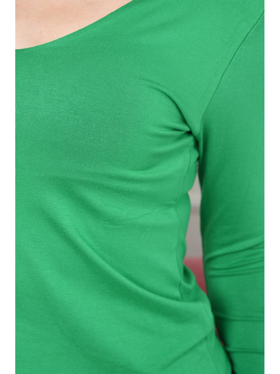 Батник женский зеленого цвета размер 44-46 161468C