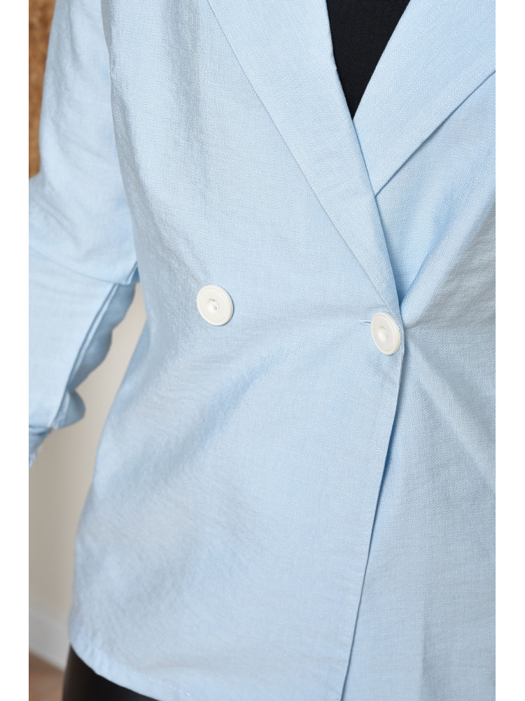 Пиджак женский голубого цвета размер S 1314 162134C