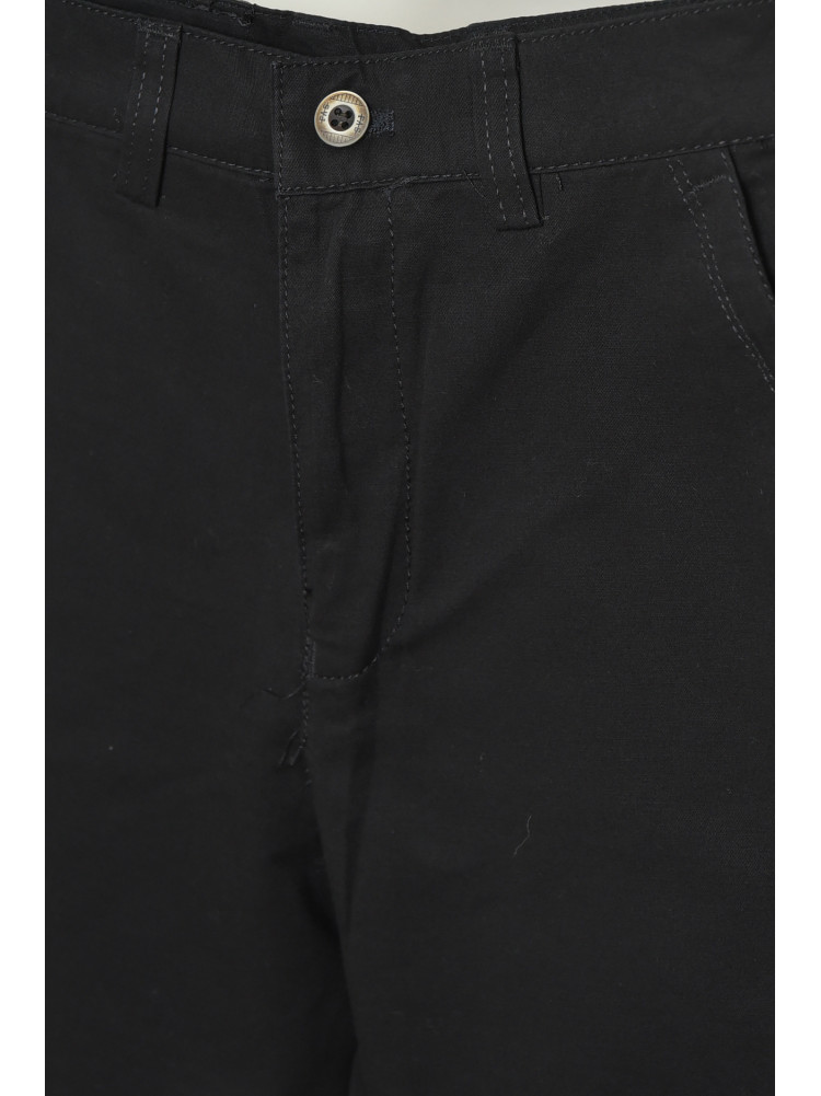 Штани підліткові для дівчинки чорного кольору розмір 33 162173C
