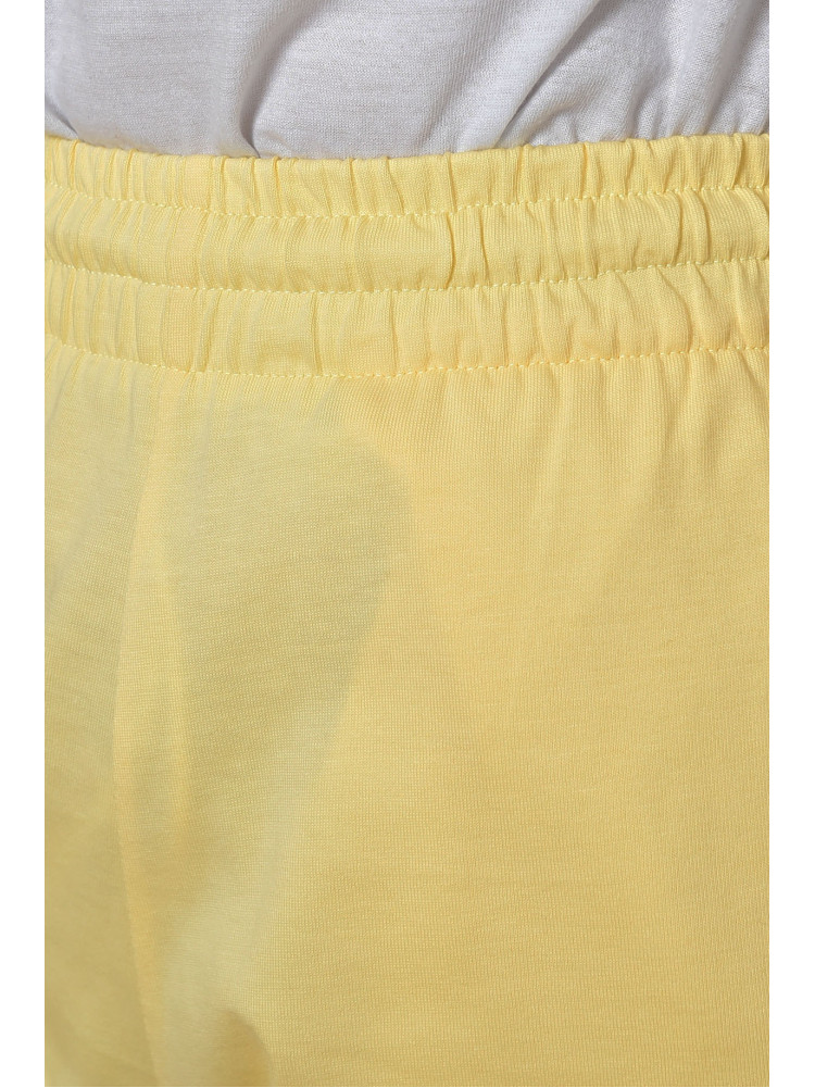 Джоггеры женские желтого цвета 162197C