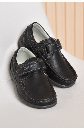 Туфли детские для мальчика черного цвета 162866C