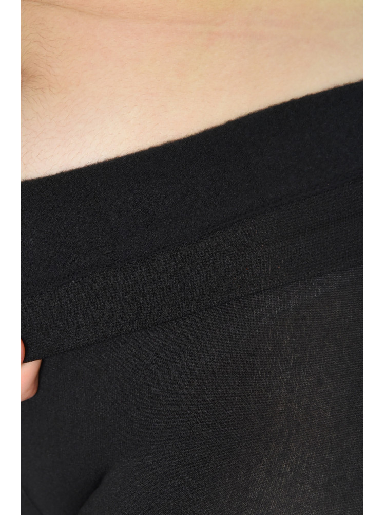 Лосини жіночі на флісі чорного кольору розмір 46-48 А05 162930C