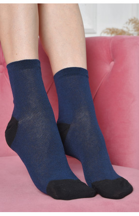 Шкарпетки жіночі темно-синього кольору  розмір 38-41 162961C