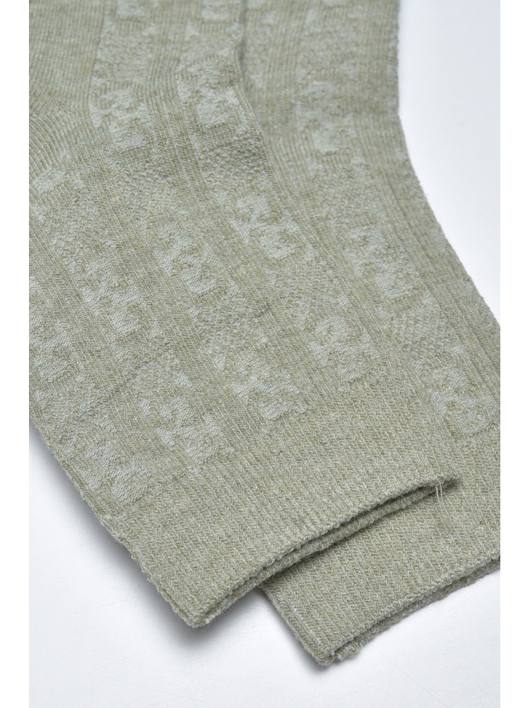 Шкарпетки чоловічі оливкового кольору розмір 41-47 163016C