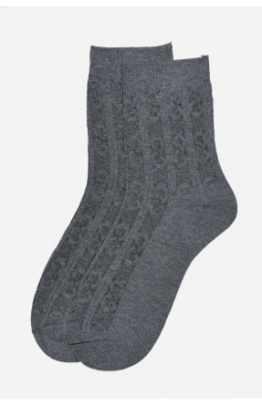 Носки мужские серого цвета размер 41-47 163022C