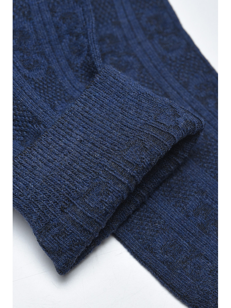 Шкарпетки чоловічі темно-синього кольору розмір 41-47 163026C