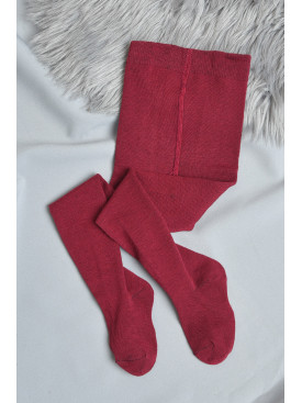 Колготи дитячі для дівчинки бордового кольору розмір 92-104 Т-209 163158C