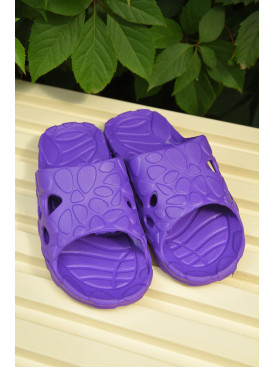 Шльопки дитячі дівчинка піна фіолетового кольору ПД-02 163231C