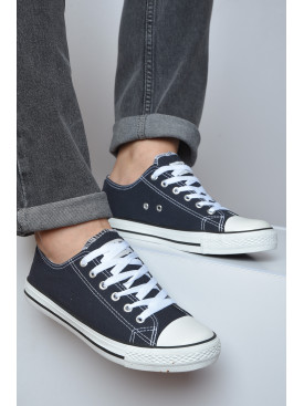 Кеди чоловічі темно-синього кольору текстиль 4634 163272C Кеди чоловічі темно-синього кольору текстиль 4634 163272C