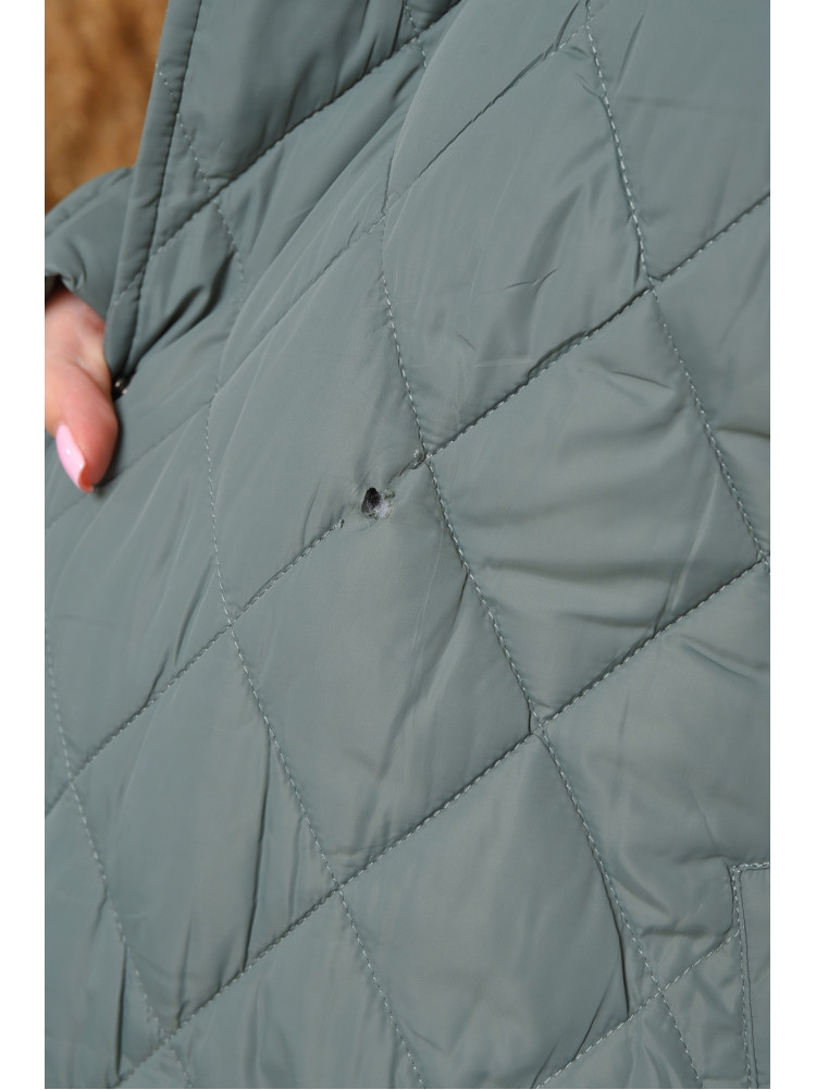 Куртка женская демисезонная цвета хаки размер 46 Уценка 163348C